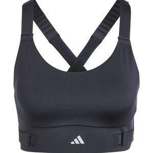 Adidas Women's Crossback Black Sports Bra New with tags